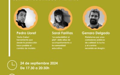 Jornada ‘Por unos comedores escolares de calidad para Aragón’